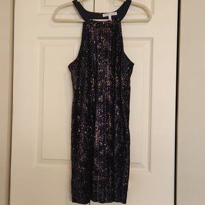 Mini Dress Size M BCBG Generation Blue and Gold